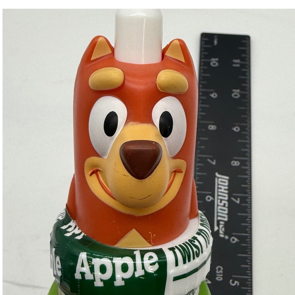 Good2Grow Apple Juice with Bluey Rusty Character Topper Sealed BPA Free 6oz